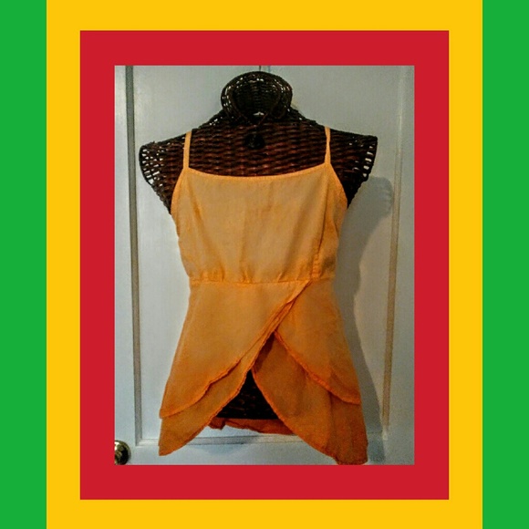 Erica Brook Tops - ORANGE SHERBERT ON A SUMMER DAY